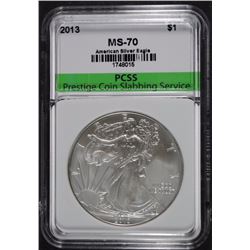 2013 AMERICAN SILVER EAGLE, PCSS PERFECT GEM BU