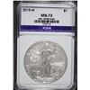 Image 2 : 2015-W AMERICAN SILVER EAGLE - BURNISHED ICGA PERFECT GEM BU