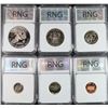 Image 2 : 1978-S 6-PIECE PROOF SET ALL GRADED RNG PERFECT PR-70 DCAM  RARE!