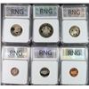 Image 2 : 1979-S 6-PIECE PROOF SET ALL GRADED RNG PERFECT PR-70 DCAM  VERY RARE!