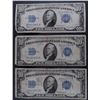 Image 1 : ( 3 ) 1934 $10.00 BLUE SEAL SILVER CERTIFICATES