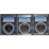 Image 1 : 1961, 1962 & 1963 FRANKLIN HALF DOLLARS, PCGS PR-66