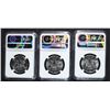 Image 2 : ( 3 ) 1968-D KENNEDY HALF DOLLARS, NGC MS-65  BETTER DATE