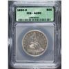 Image 1 : 1860-O SEATED HALF DOLLAR ICG AU 50