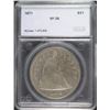 Image 1 : 1871 SEATED DOLLAR, SEGS VF  VERY NICE!