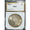 Image 1 : 1882-S MORGAN SILVER DOLLAR, PCI GRADED GEM BU