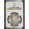 Image 1 : 1891 MORGAN DOLLAR NGC MS62