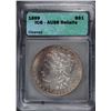 Image 1 : 1899 MORGAN SILVER DOLLAR, ICG AU-58 DETAILS KEY DATE