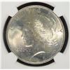 Image 2 : 1923 PEACE SILVER DOLLAR, NGC MS-66 TOUGH IN THIS GRADE