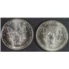 Image 2 : ( 2 ) 1993 GEM BU AMERICAN SILVER EAGLES