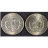 Image 2 : 1883-O & 1902-O MORGAN SILVER DOLLARS, CHOICE BU