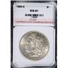 Image 1 : 1889-S MORGAN SILVER DOLLAR, CCGS CHOICE BU