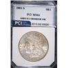 Image 1 : 1901-S MORGAN SILVER DOLLAR  PCI GEM BU WHITE - SEMI KEY
