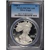 Image 1 : 1988-S AMERICAN SILVER EAGLE, PCGS  PROOF-70 DCAM  RARE!