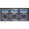 Image 1 : ( 3 ) 1964 LINCOLN CENTS, PCGS MS-66 RED