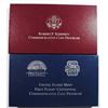 Image 3 : 2-PROOF U.S. COMMEM SILVER DOLLARS BOXES/COA: FIRST FLIGHT & ROBERT F KENNEDY