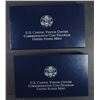 Image 1 : 2-2001 U.S. CAPITOL VISITOR CENTER SILVER DOLLAR BOX/COA