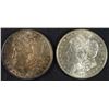 Image 1 : 1878-S & 1897 CH BU MORGAN SILVER DOLLARS