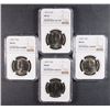 Image 1 : 2-1984-P & 2-1985-P NGC MS-66 KENNEDY HALF DOLLARS.