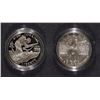 Image 2 : 1993 WWII PROOF & 2004 LEWIS & CLARK UNC. COMMEMORATIVE SILVER DOLLARS