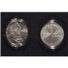 Image 2 : 2009 ABRAHAM LINCOLN & 2013 5 STAR GENERALS  UNC COMMEM SILVER DOLLARS