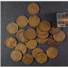 Image 3 : ( 50 ) FULL DATE ROLLS OF CIRC LINCOLN CENTS IN PLASTIC TUBES