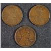 Image 1 : ( 3 ) 1911-S LINCOLN CENTS, G/VG