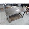 Image 2 : Heavy Duty Steel 2 Shelf Work Table on Casters