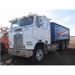 1986 FREIGHTLINER CAB OVER TANDEM AXLE GRAIN TRUCK