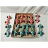 Image 1 : LOT 12 VINTAGE PLASTIC INDY RACE CAR TOYS