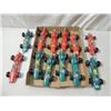Image 1 : LOT 12 VINTAGE PLASTIC INDY RACE CAR TOYS