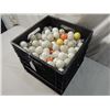 Image 1 : MILK CRATE FULL PRACTIVE GOLF BALLS WIFFLE