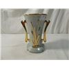 Image 2 : HAND PAINTED IRIDESCENT 24K GOLD TRIM VASE