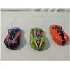 Image 1 : 3 VINTAGE TIN FRICTION RACE CARS AS SHOWN.