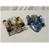 Image 1 : PAIR TONY KART TOY MODEL RACING GO CARTS