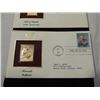 Image 2 : FIRST DAY OF ISSUE STAMPS 14K GOLD MORE