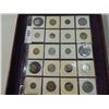 Image 1 : 25 COIN LOT SHEET FOREIGN COINS AS SHOWN