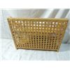 Image 3 : VINTAGE WICKER RATTAN TWO SHELF STAND