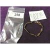 Image 2 : ANTIQUE LADIES STERLING SILVER BRACELET BLUE STONE