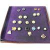 Image 1 : BOX LOT LADIES JEWELRY BUTTON COVERS VINTAGE