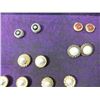 Image 2 : BOX LOT LADIES JEWELRY BUTTON COVERS VINTAGE
