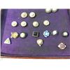 Image 3 : BOX LOT LADIES JEWELRY BUTTON COVERS VINTAGE