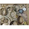 Image 2 : BOX LOT LADIES VINTAGE JEWELRY BRACELET NECKLACE
