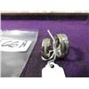 Image 1 : PAIR MATCHING WEDDING BANDS STAINLESS WHITE YELLOW