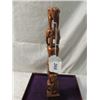Image 2 : STANDING CARVED WOOD ELEPHANTS SIX LUCK