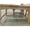 Image 2 : ANTIQUE DINING TABLE SQUIST LEGS LEAVES