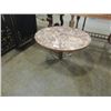 Image 1 : 30" ROUND RETRO DECO COFFEE TABLE SPACE AGE