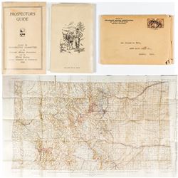 Prospector's Guide Pocket Map of Colorado