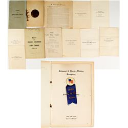 Michigan Mining Company Report Collection (12)