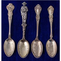 Four Different Kansas Mining Spoons